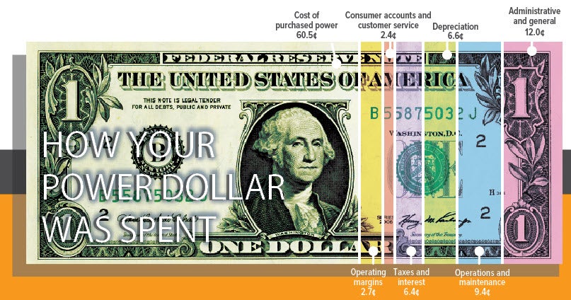 How your power dollar was spent